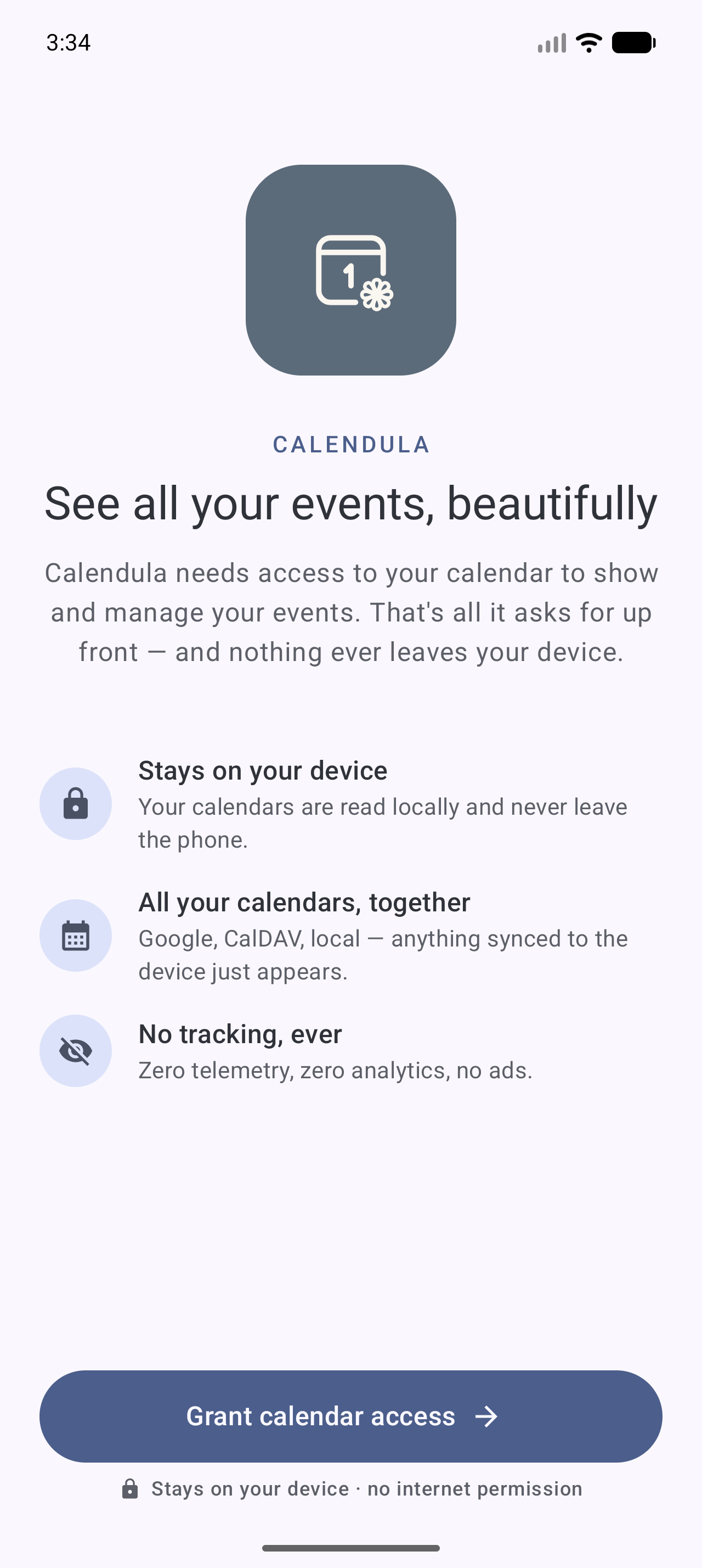 Calendula screenshot 10