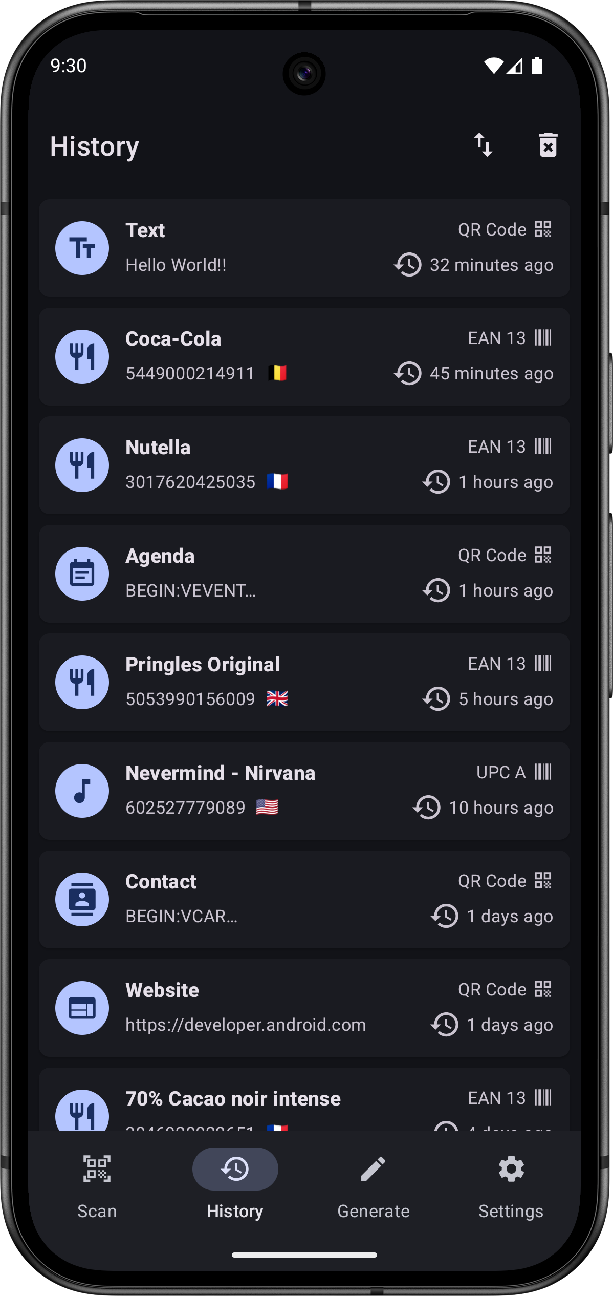 Barcode Scanner screenshot 13