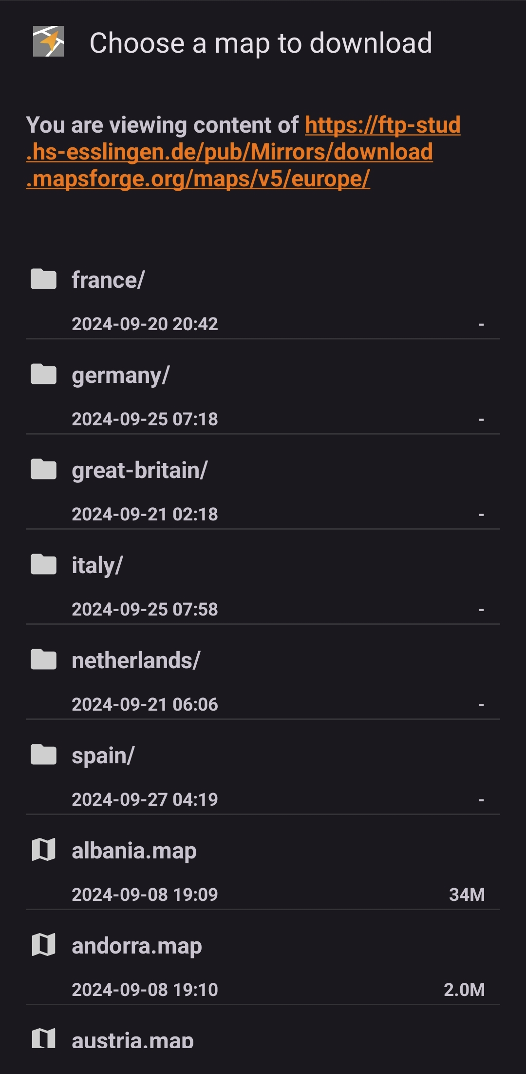 OSM Dashboard for OpenTracks screenshot 5