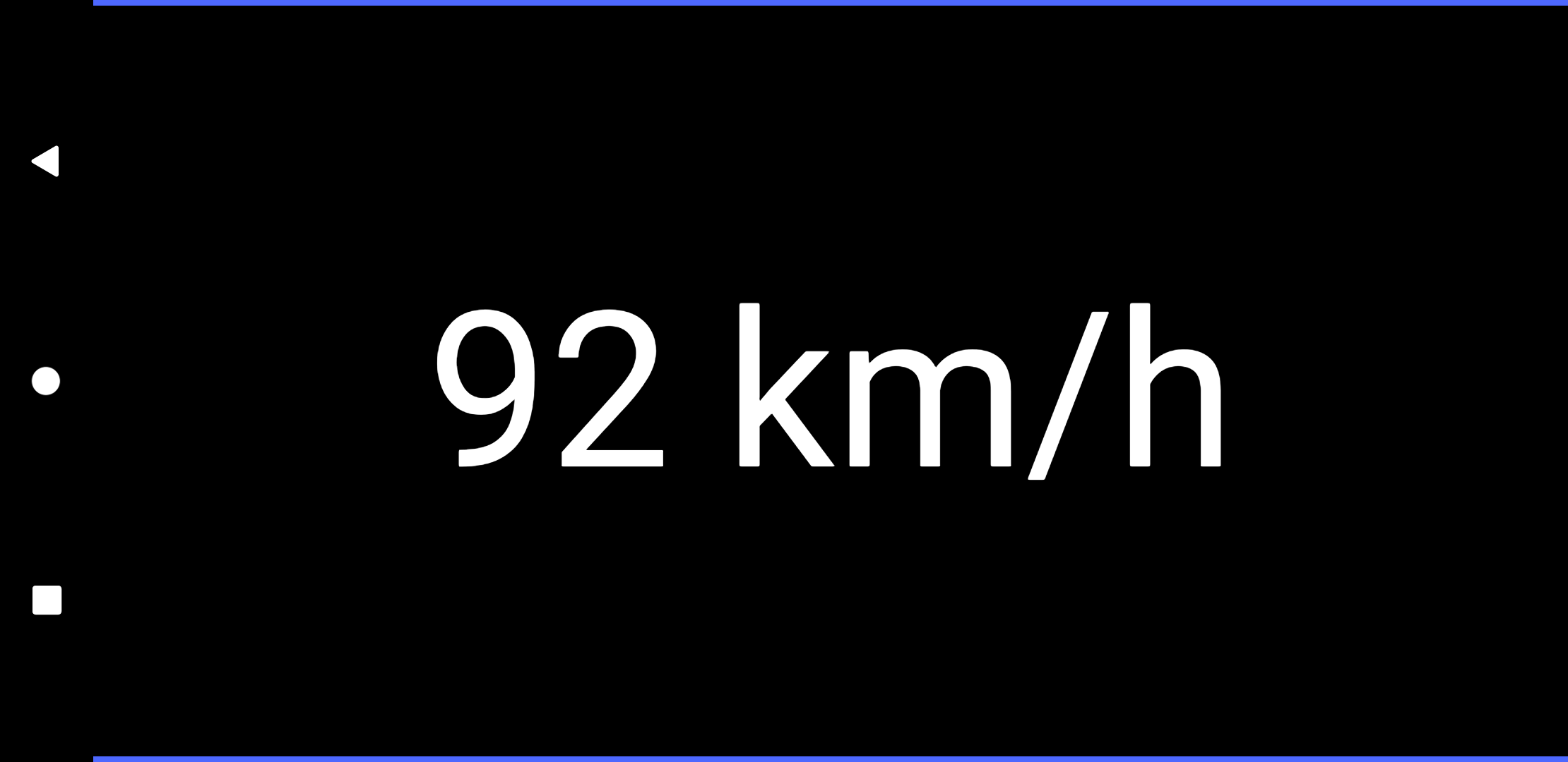 Blue Square Speedometer screenshot 2