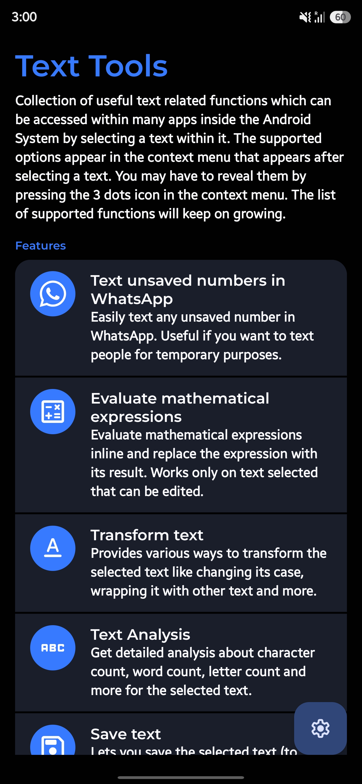 Text Tools screenshot 1