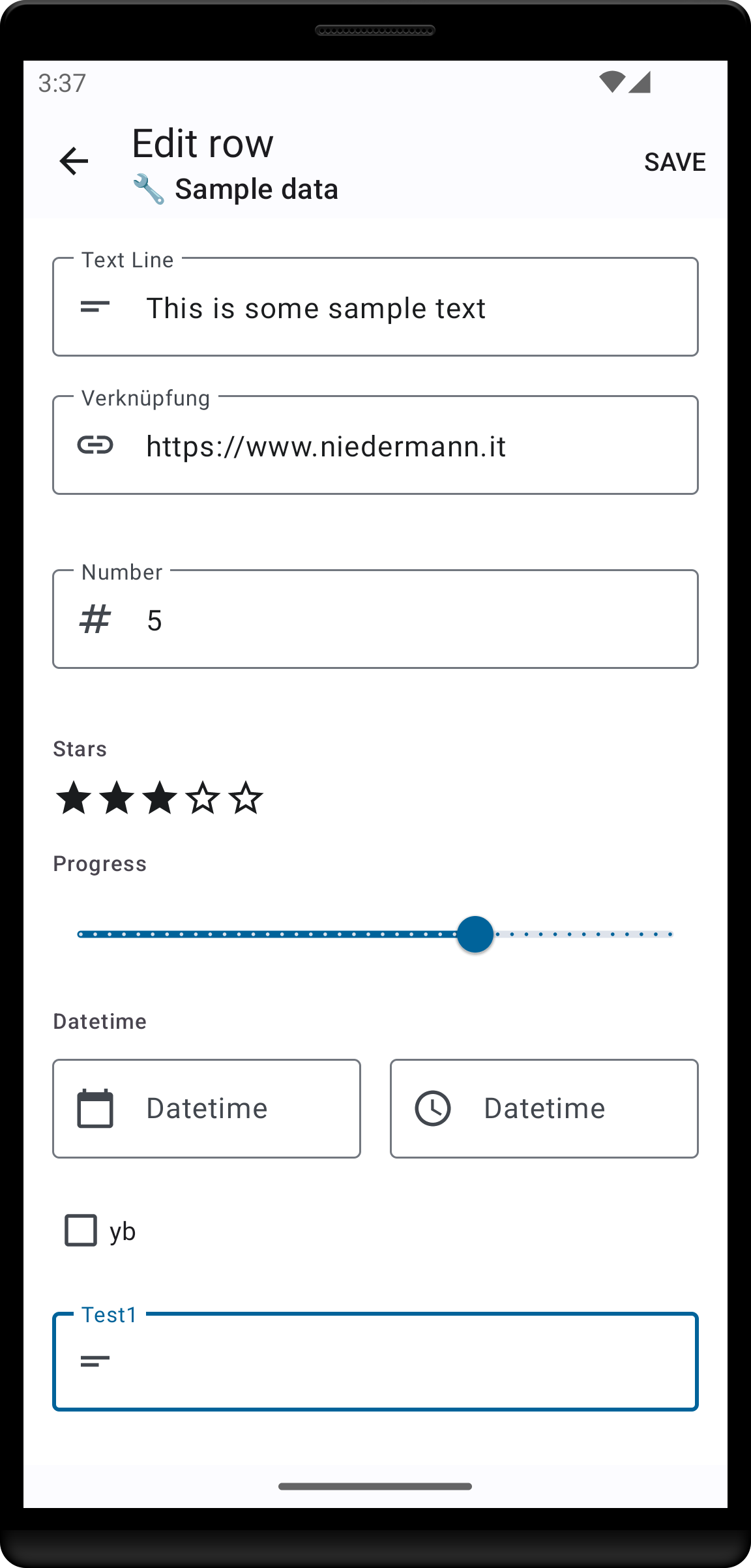 Nextcloud Tables screenshot 3