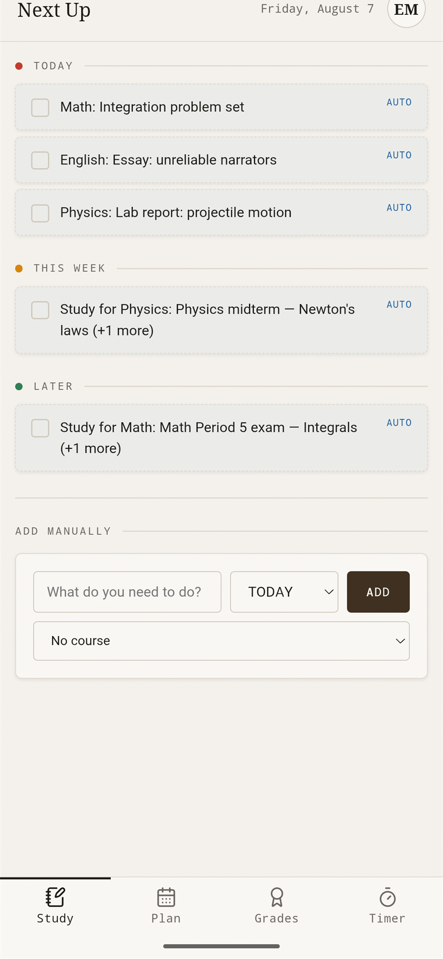 StudyDesk screenshot 1