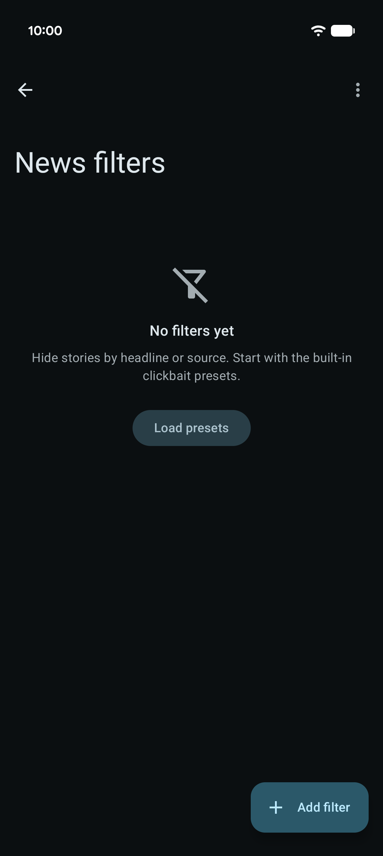 Discover Feed Filter screenshot 8
