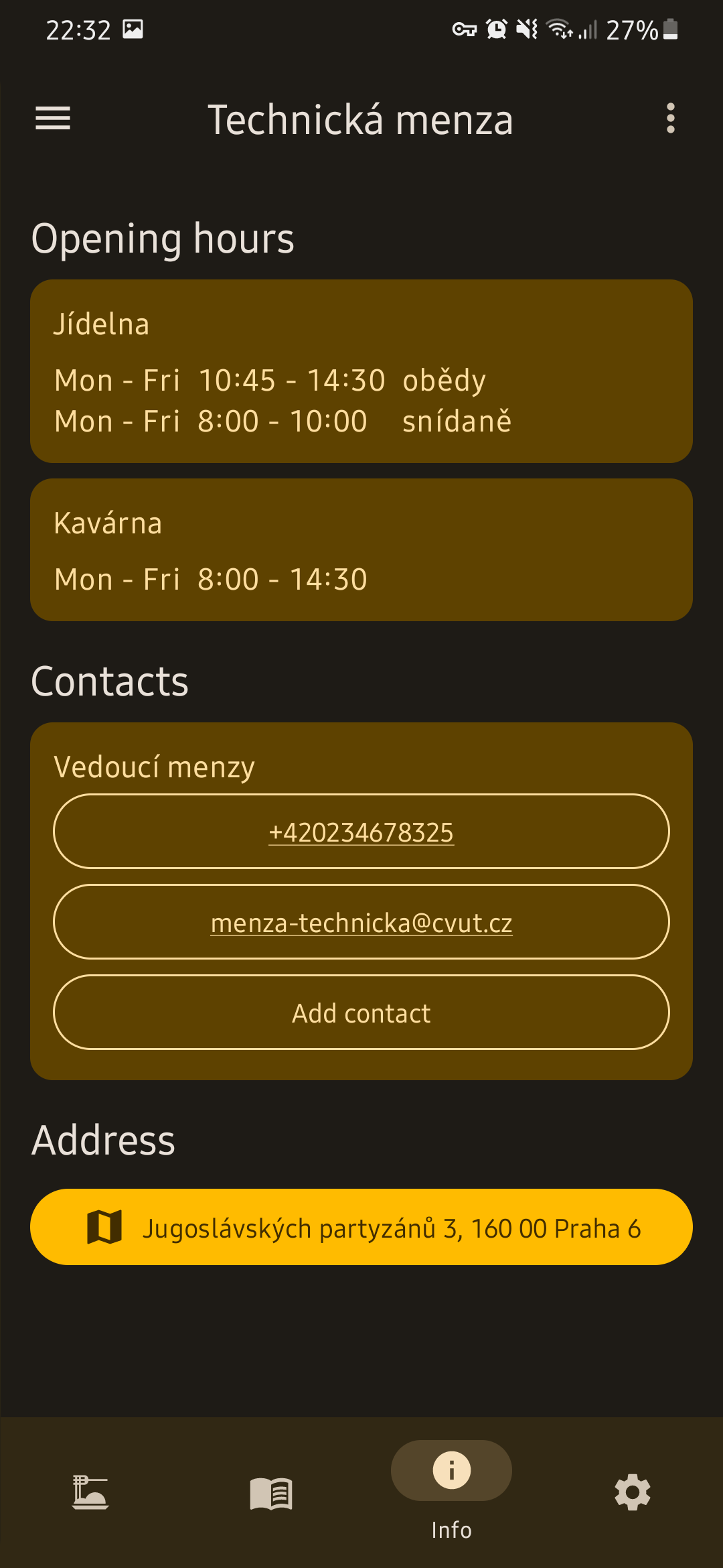 CTU Menza screenshot 8