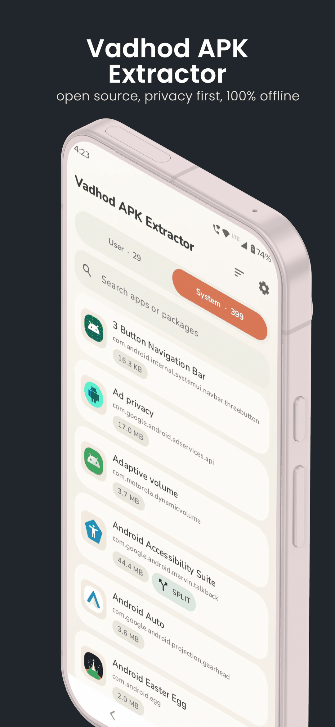 Vadhod APK Extractor screenshot 1
