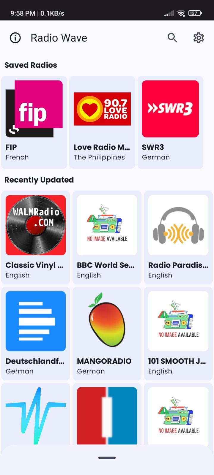 RadioWave screenshot 1
