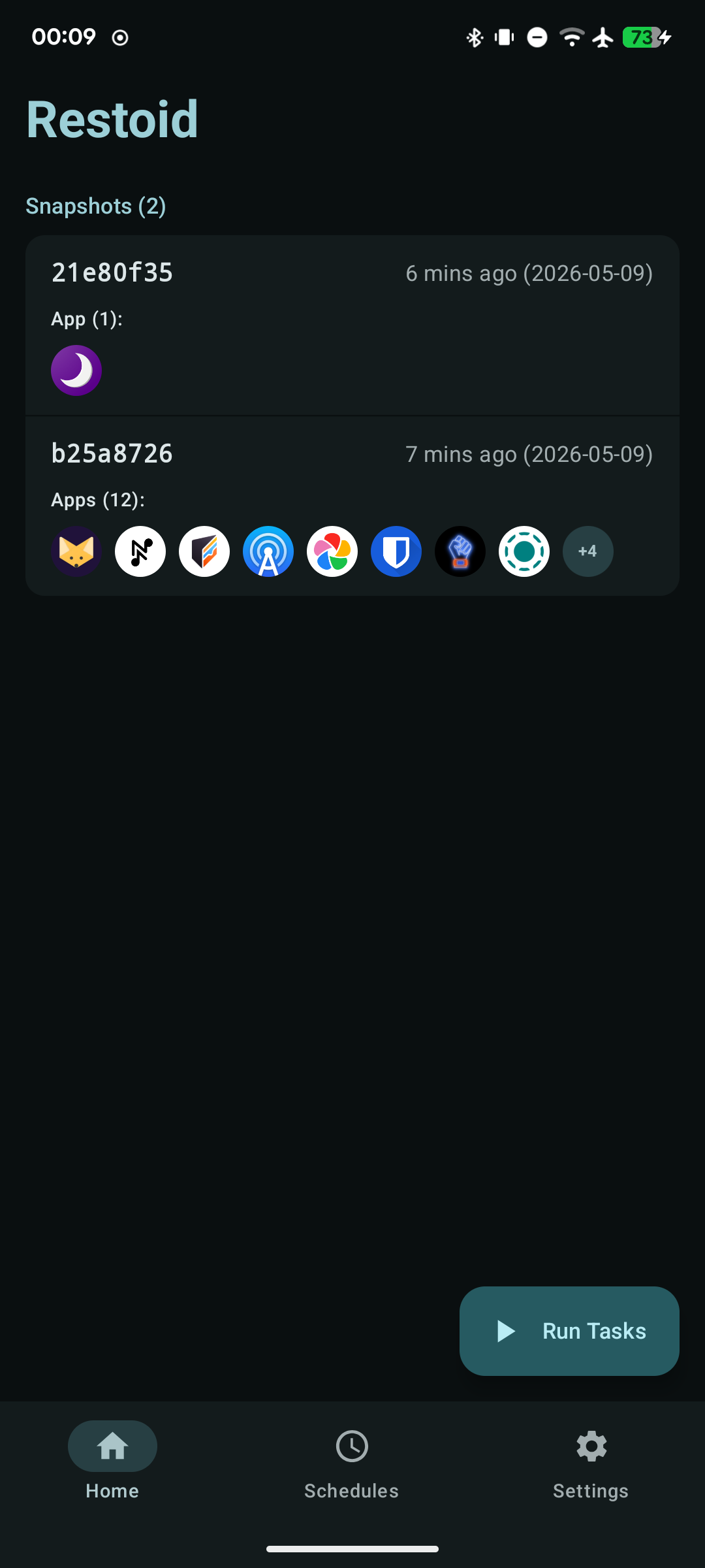 Restoid screenshot 1
