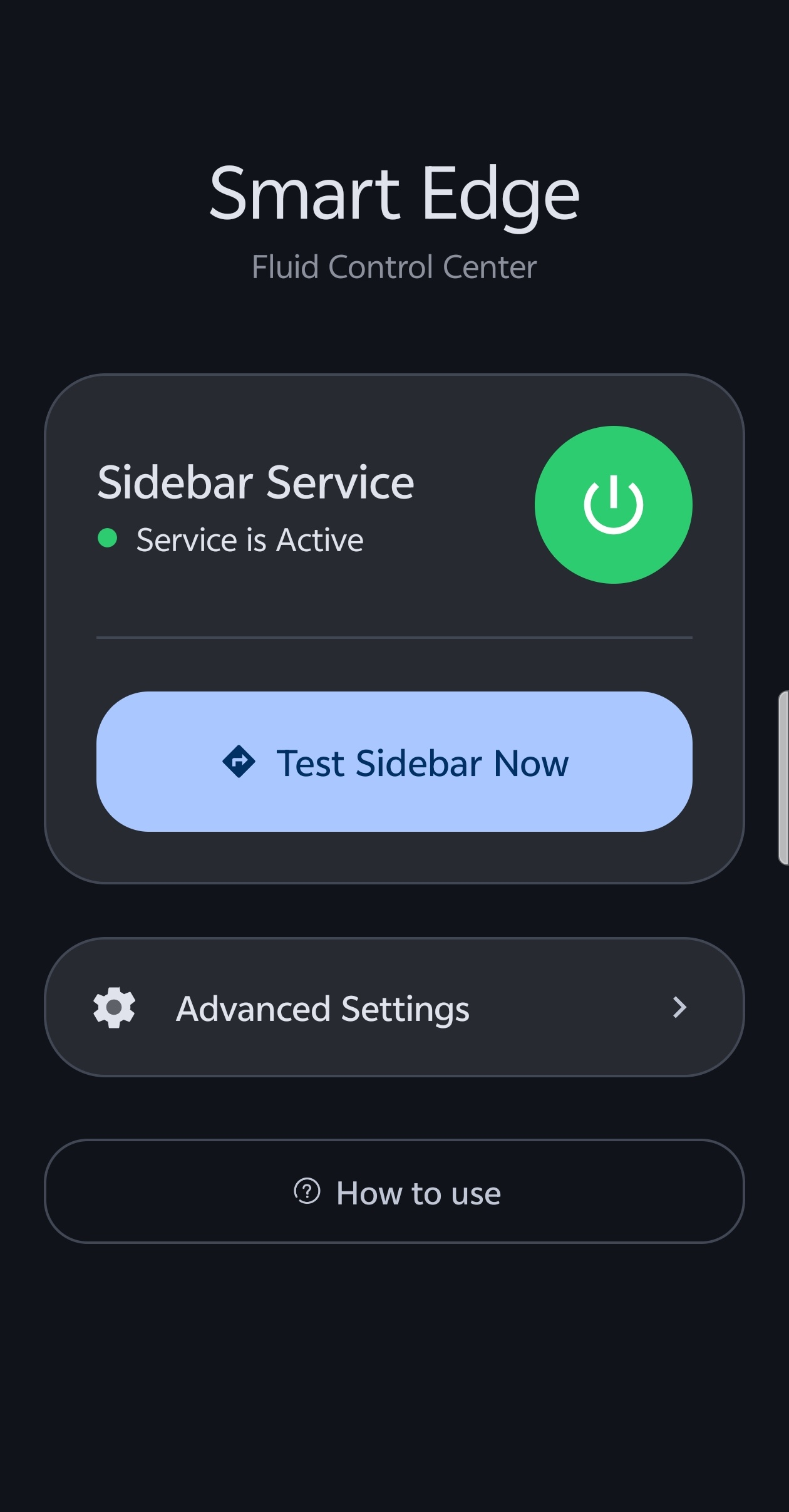 Smart Edge: Sidebar & Gestures screenshot 2