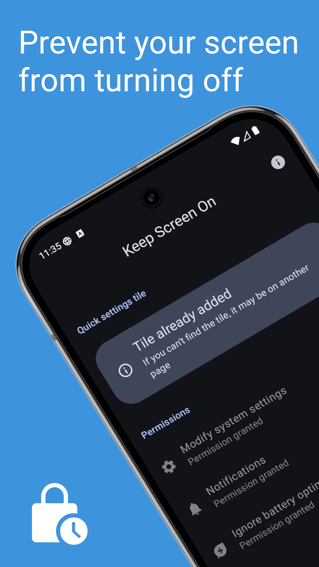 Keep Screen On screenshot 1