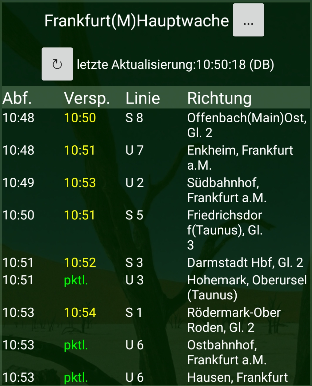 Haltestellenanzeige (Display Monitor) screenshot 2