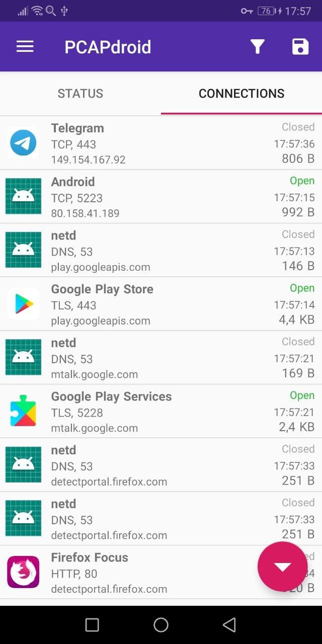 PCAPdroid screenshot 3