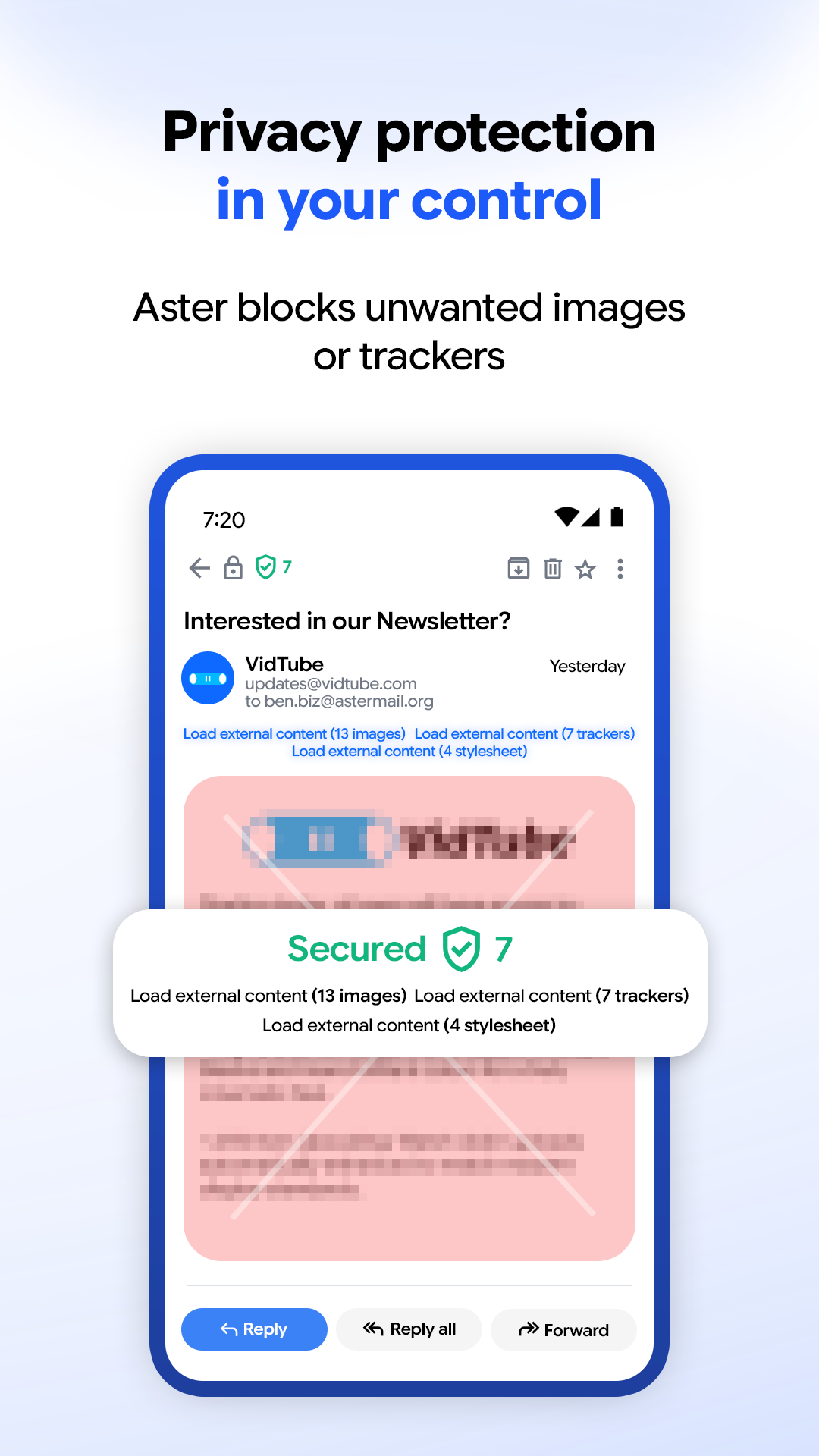 Aster Mail: Encrypted Email screenshot 3