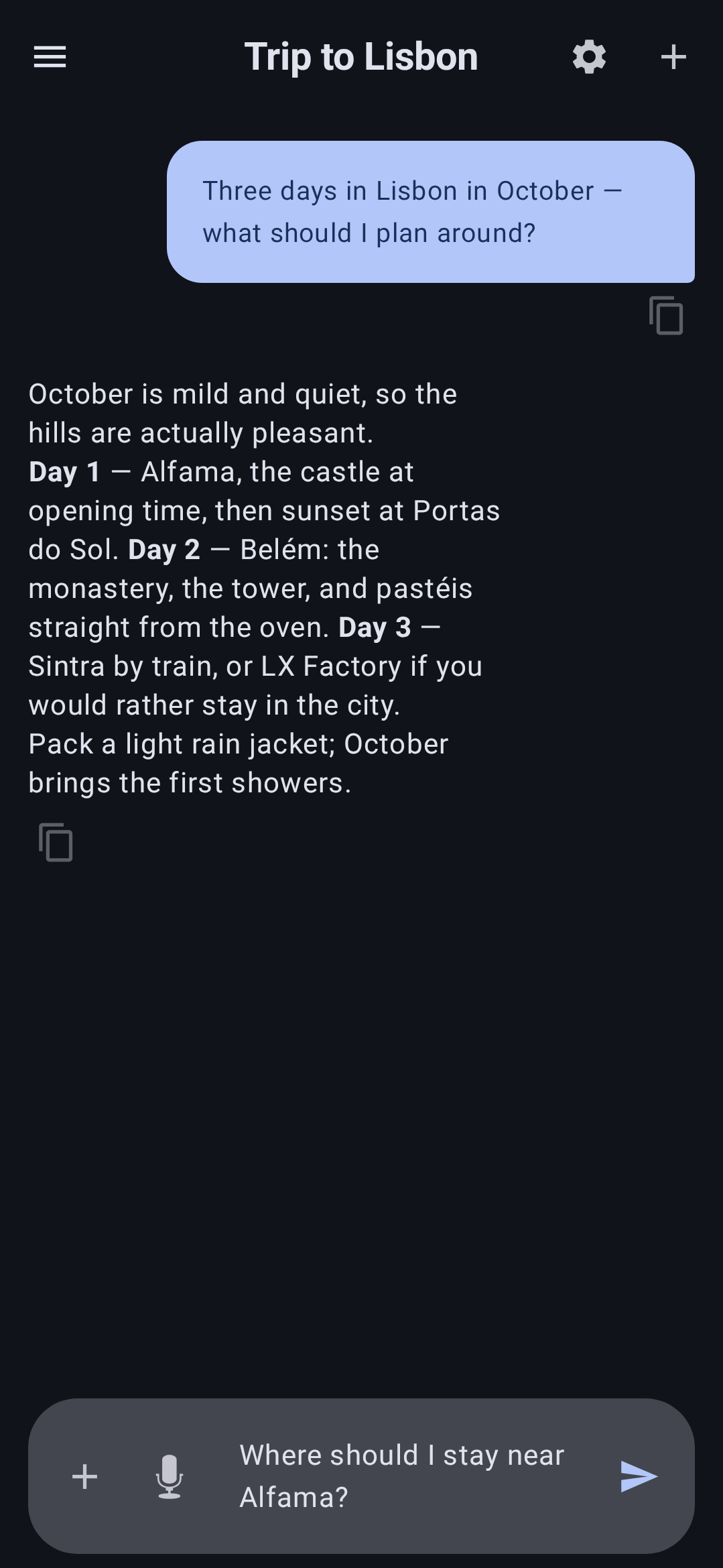 MA Openassistant screenshot 2