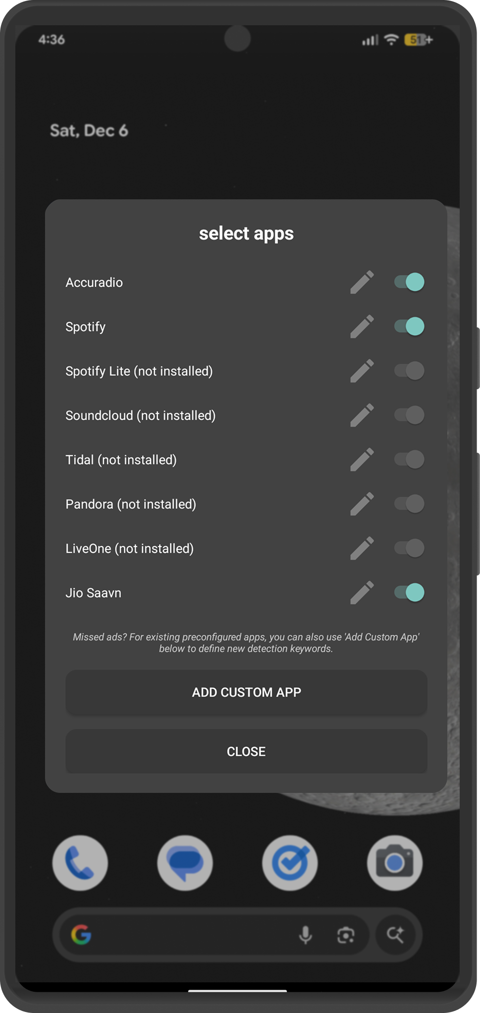 Ad-silence screenshot 2