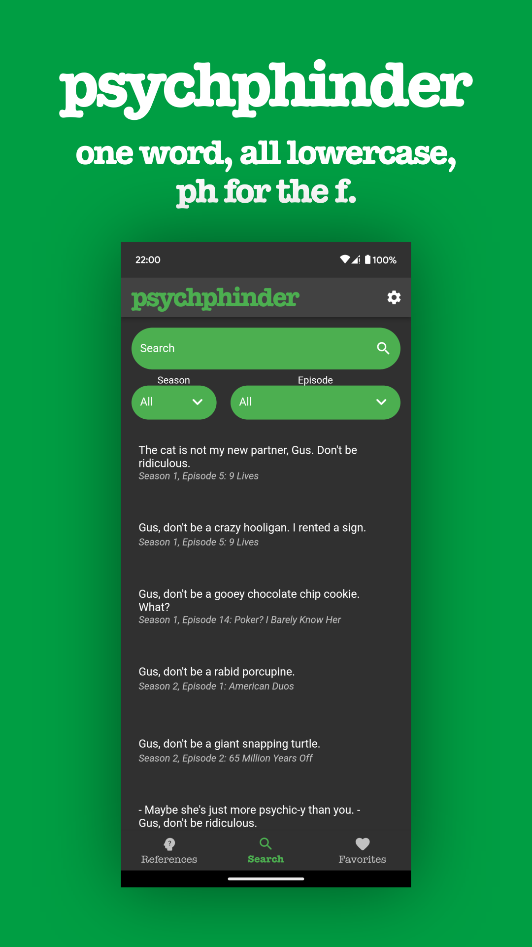 psychphinder screenshot 1