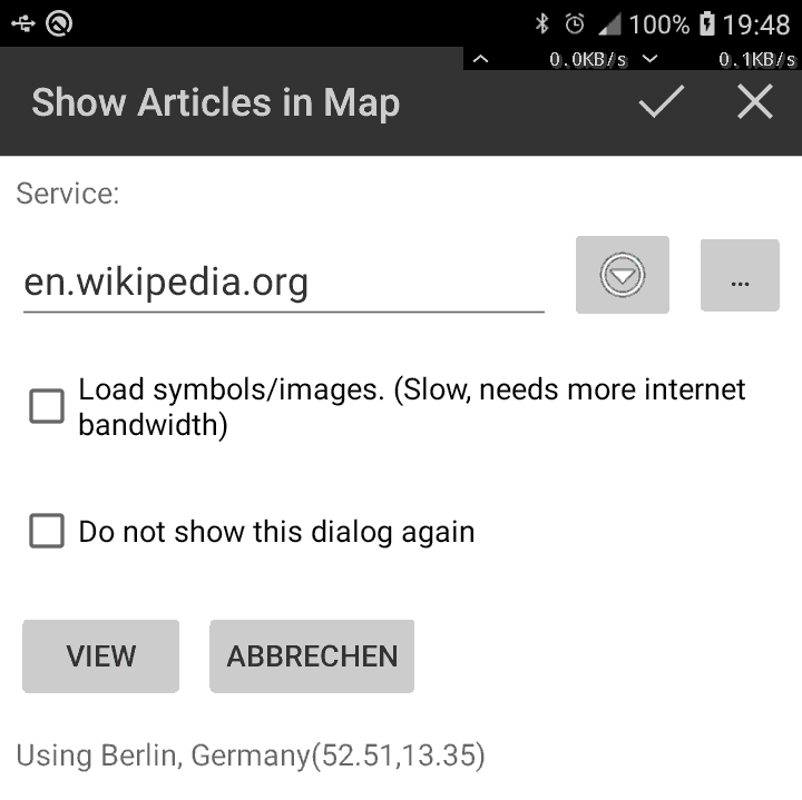 Show Articles in Map screenshot 3