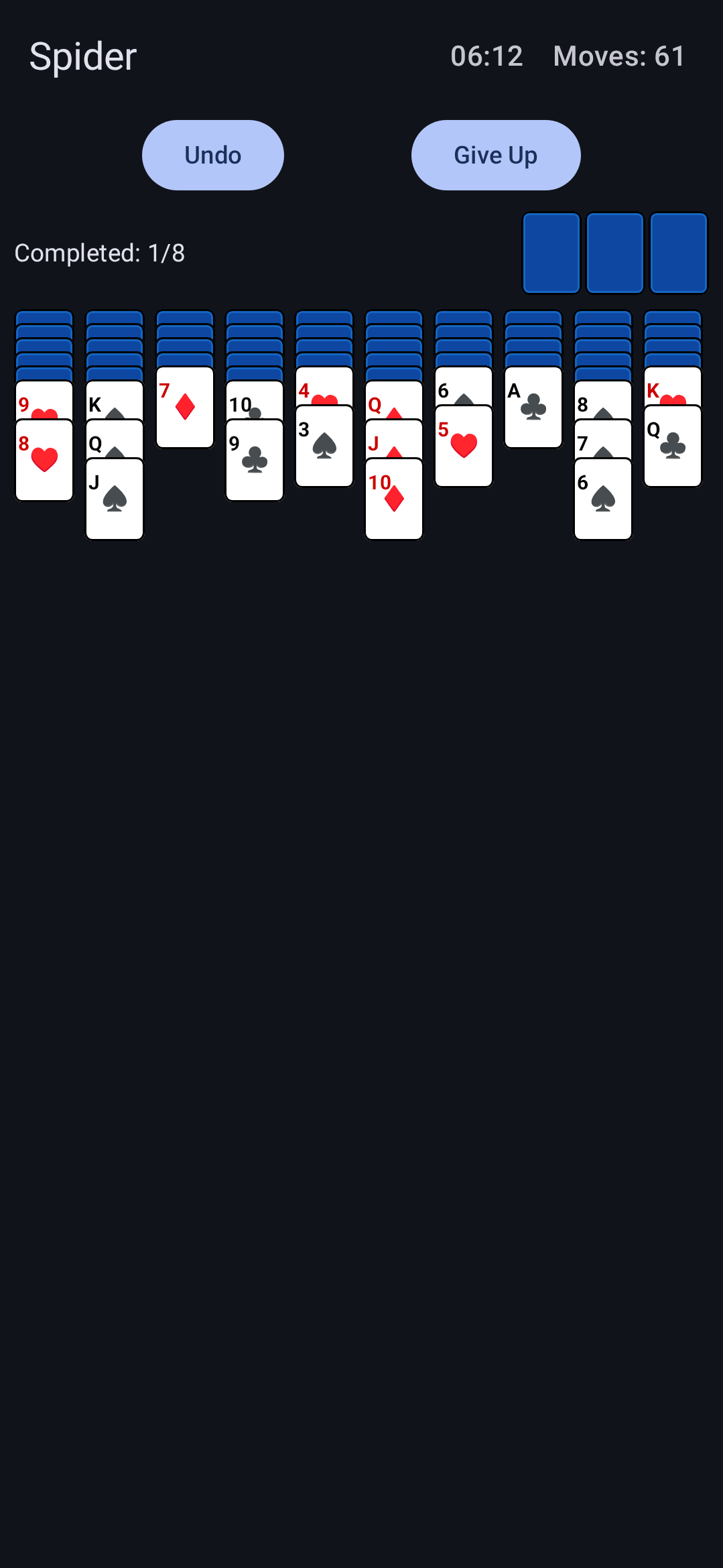 MA Solitaire screenshot 2