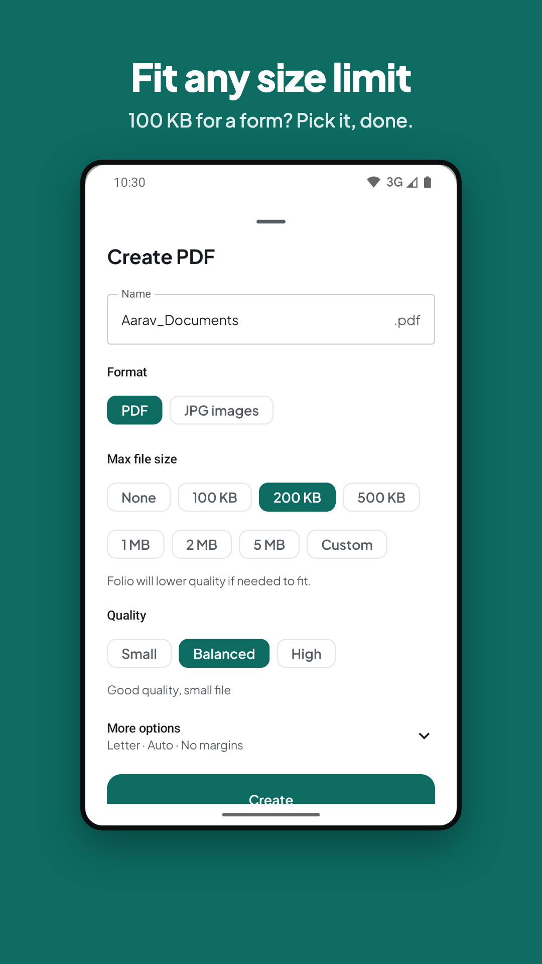 Folio: Doc Maker screenshot 3