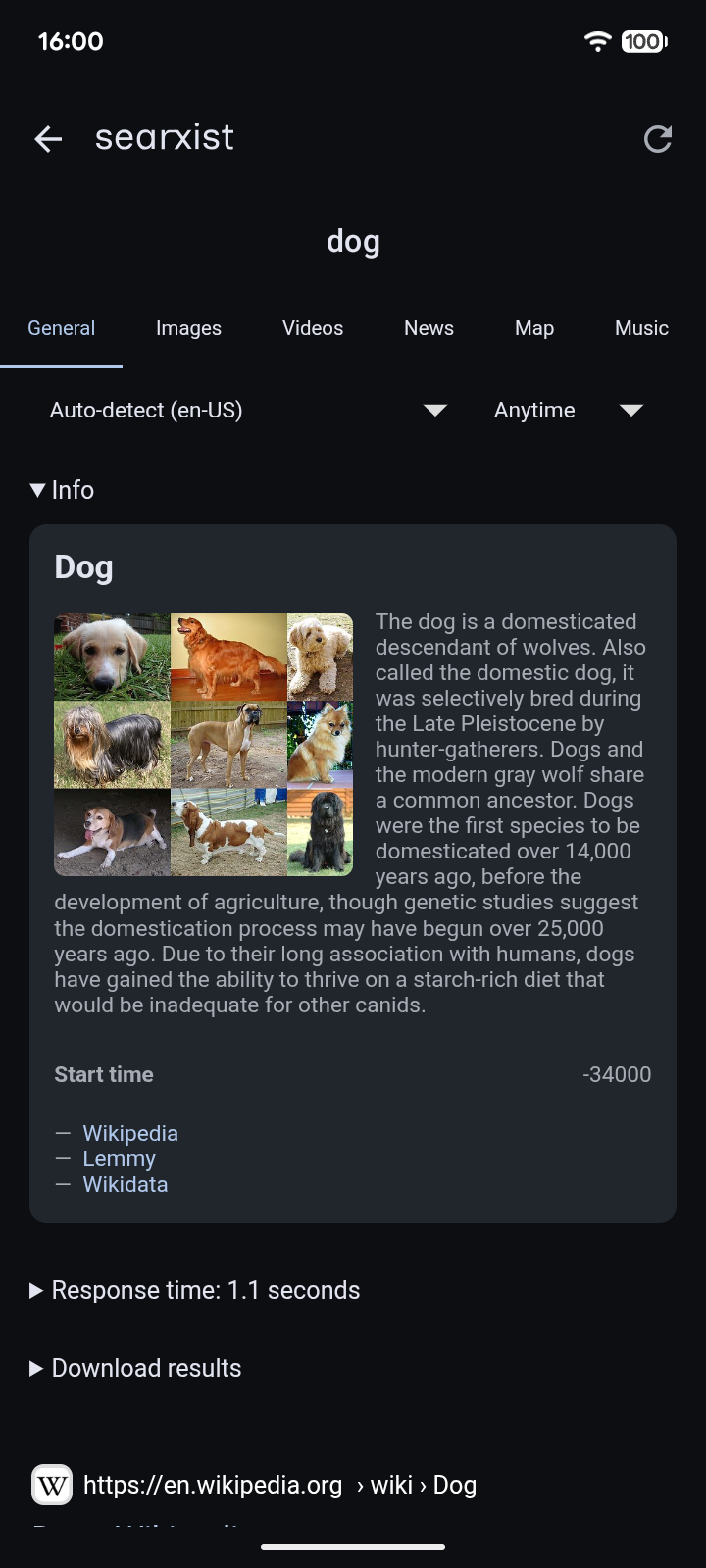 searxist screenshot 4