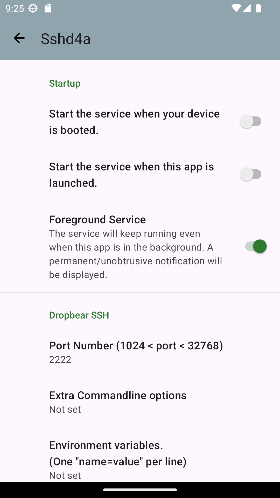 Sshd4a screenshot 4