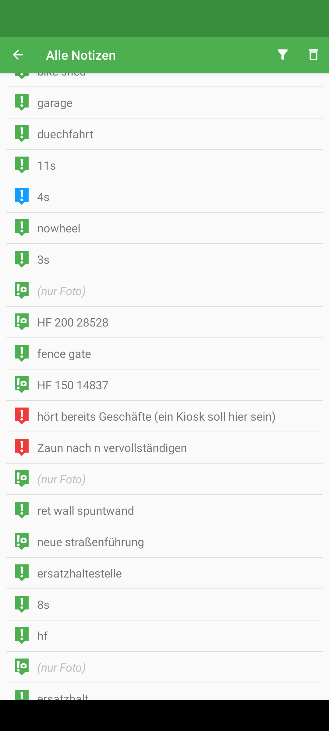 GeoNotes screenshot 2
