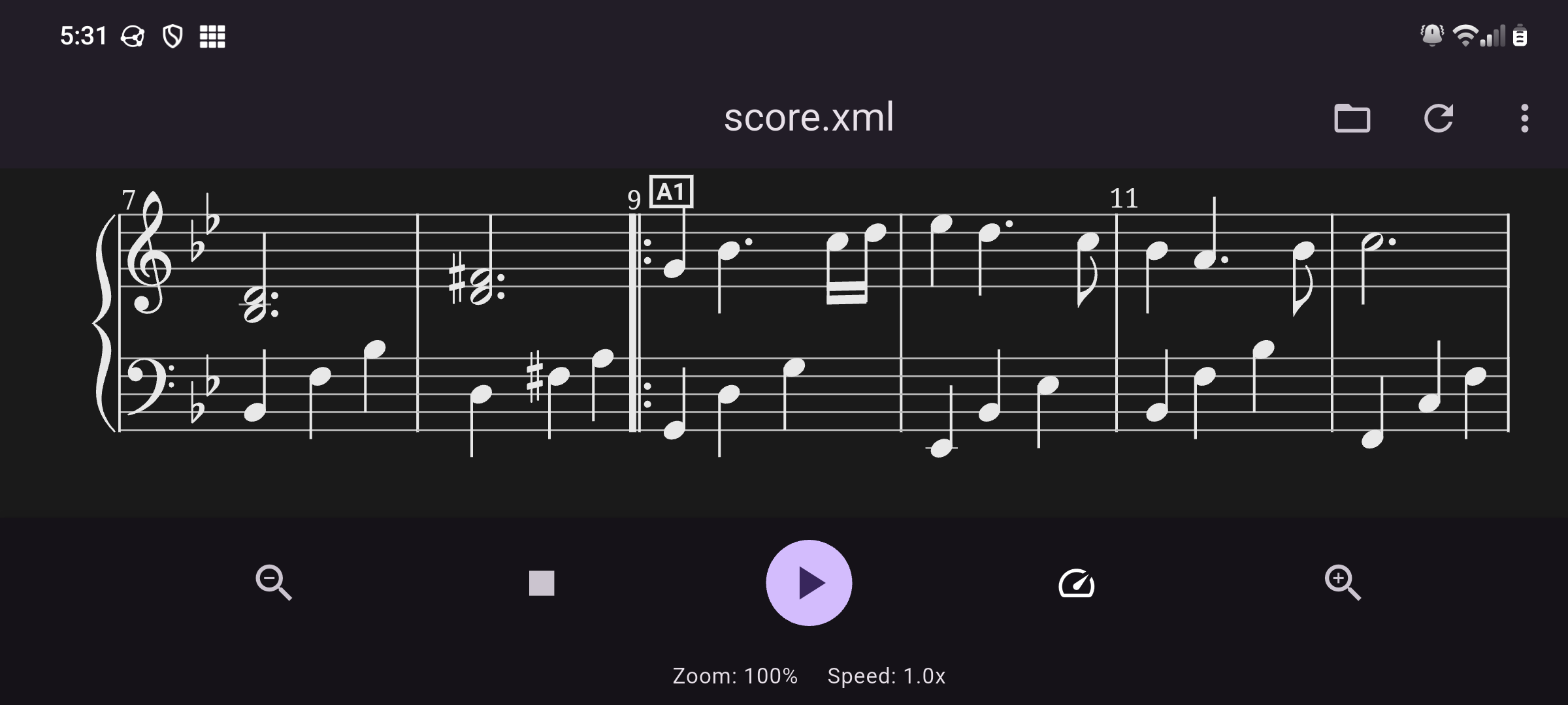 Musicore screenshot 3