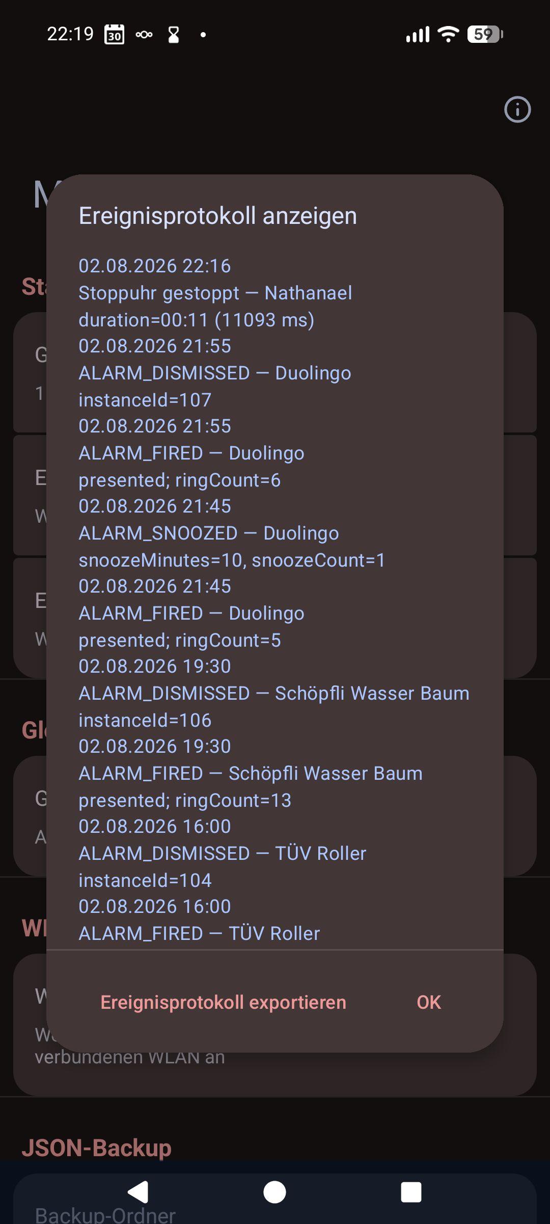 AlarmClock Deluxe (Wecker, Uhr, Timer, Stoppuhr) screenshot 12