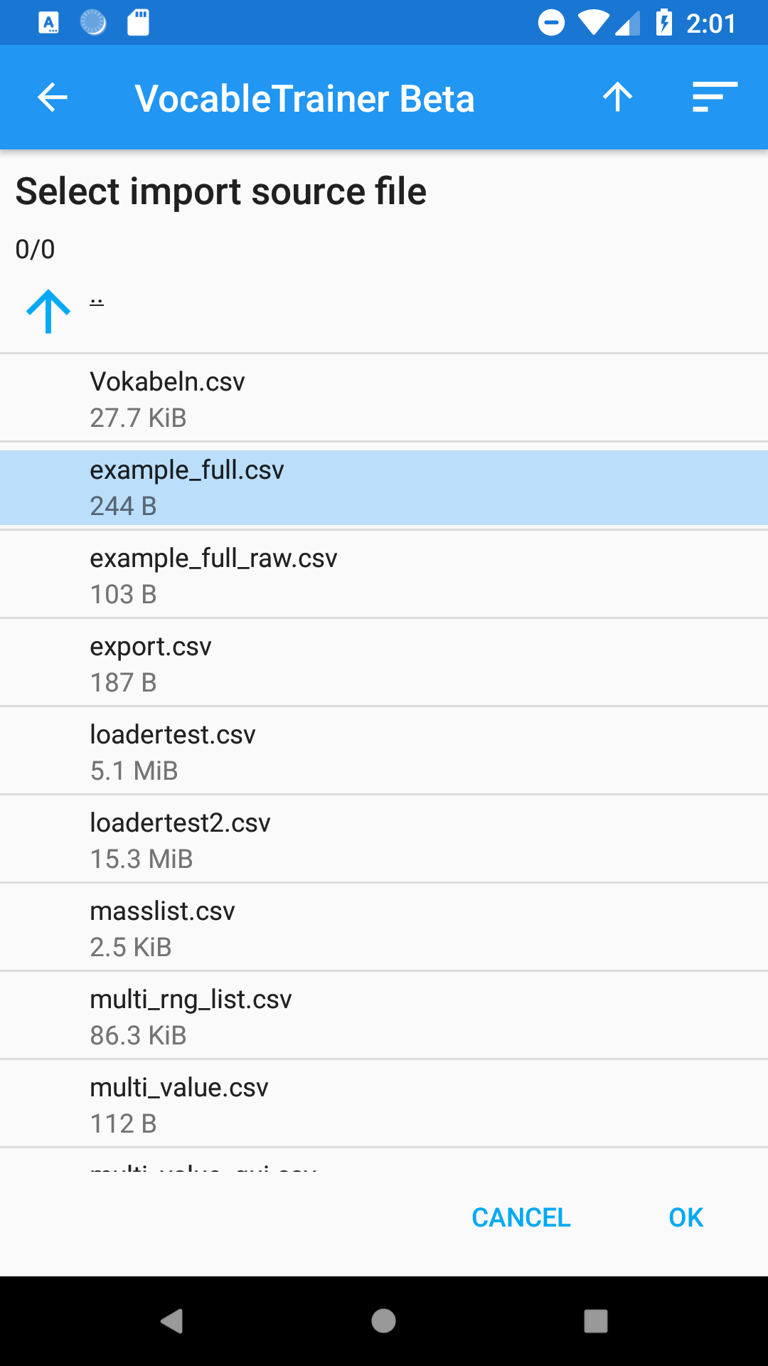 VocableTrainer screenshot 5