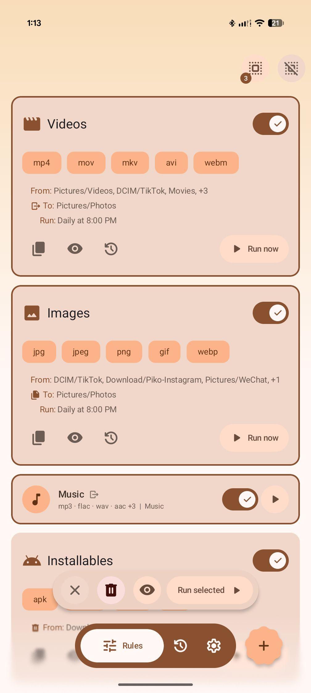 FilePipe: Auto Files Organizer screenshot 2