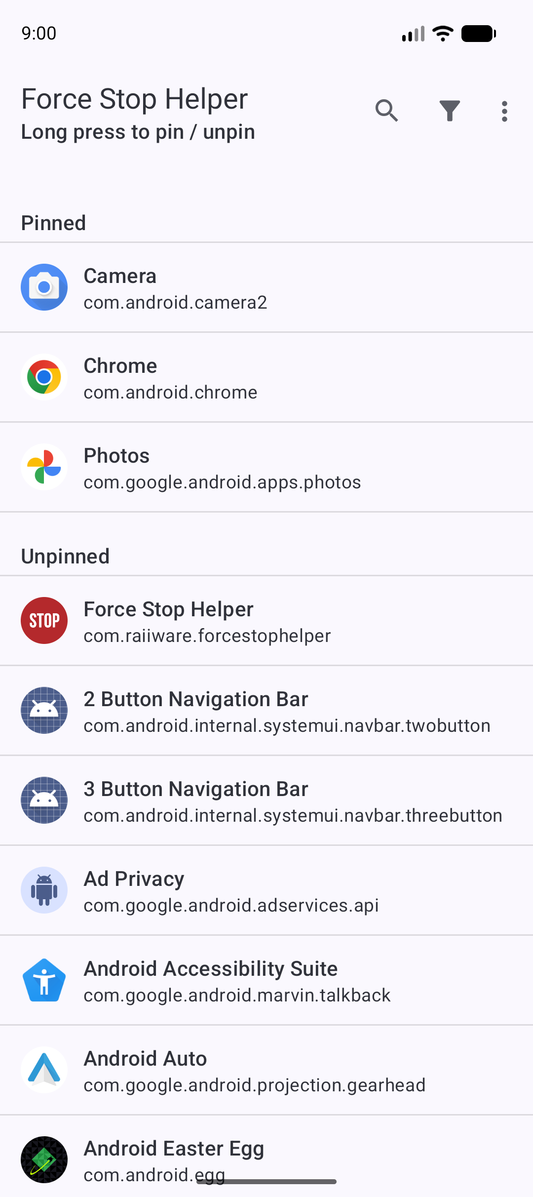 Force Stop Helper screenshot 1