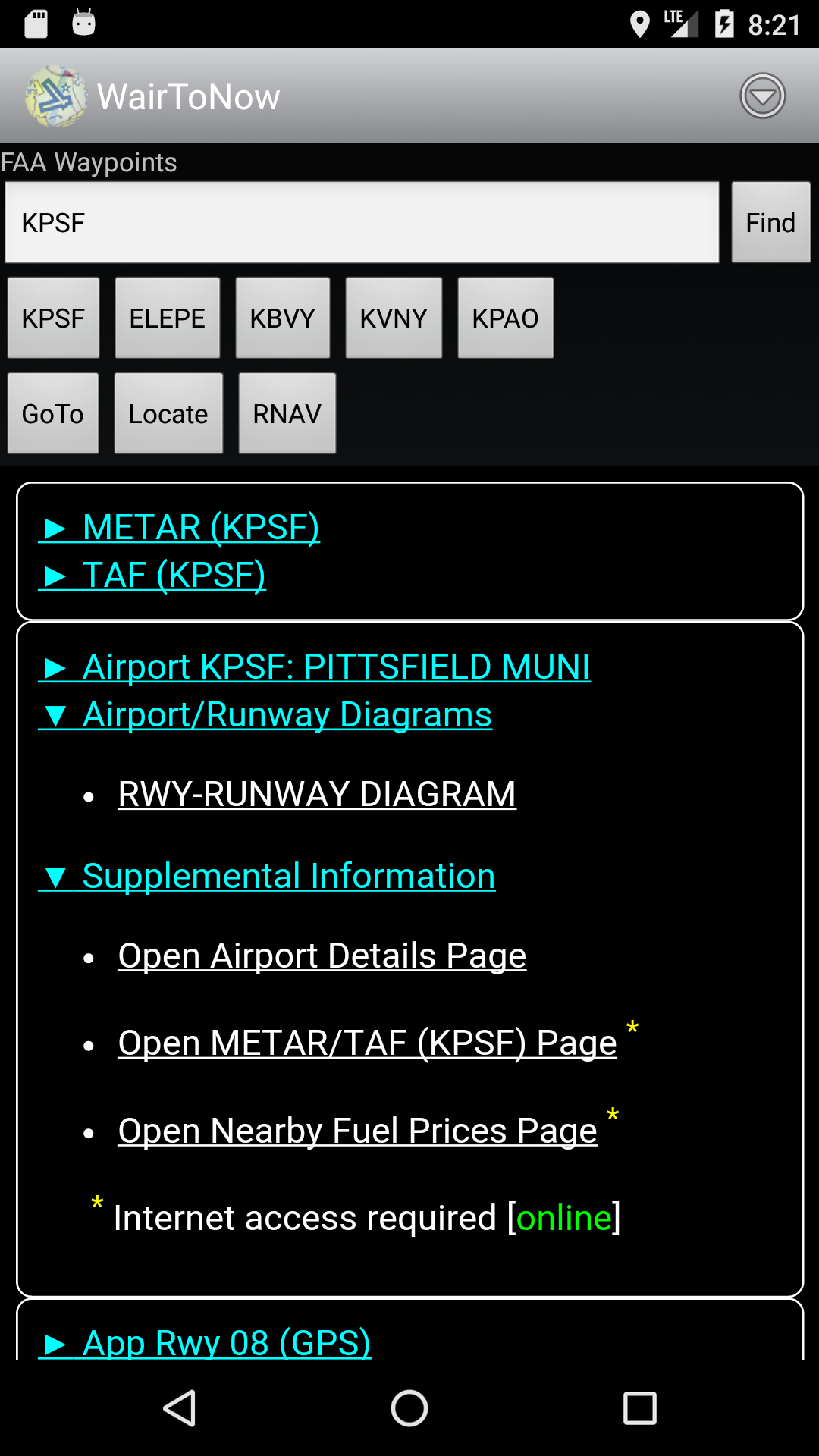 WairToNow - Aviation Navigation screenshot 4