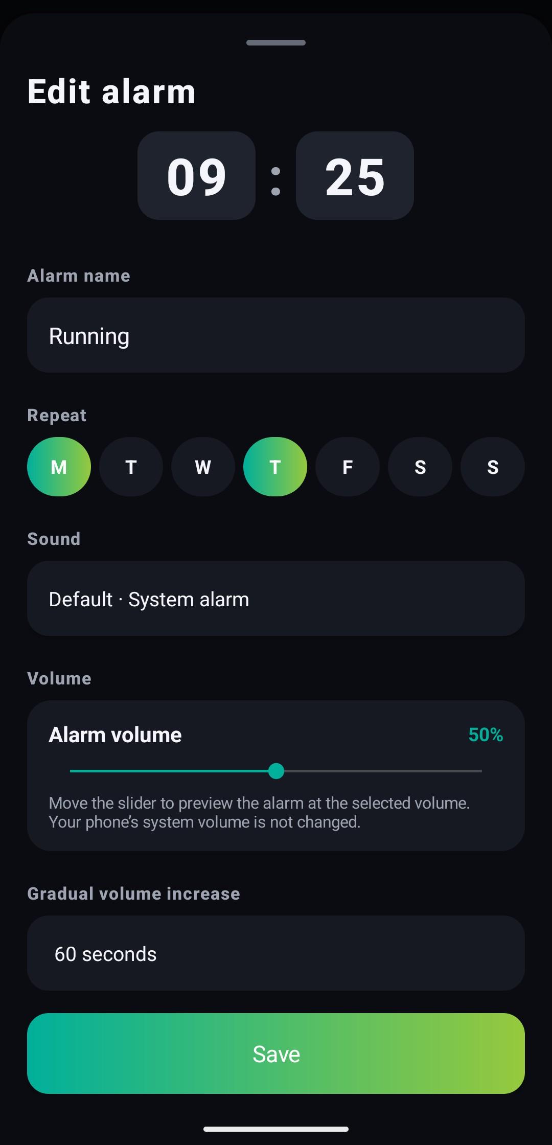 NoChoice Alarm screenshot 2