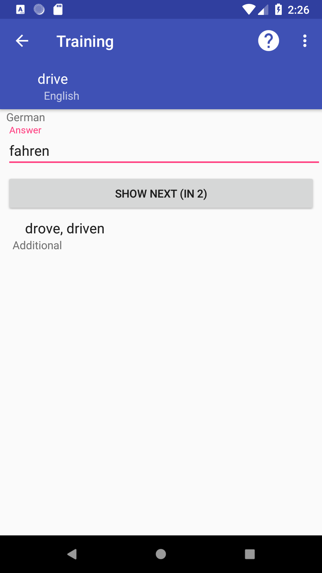 VocableTrainer screenshot 12