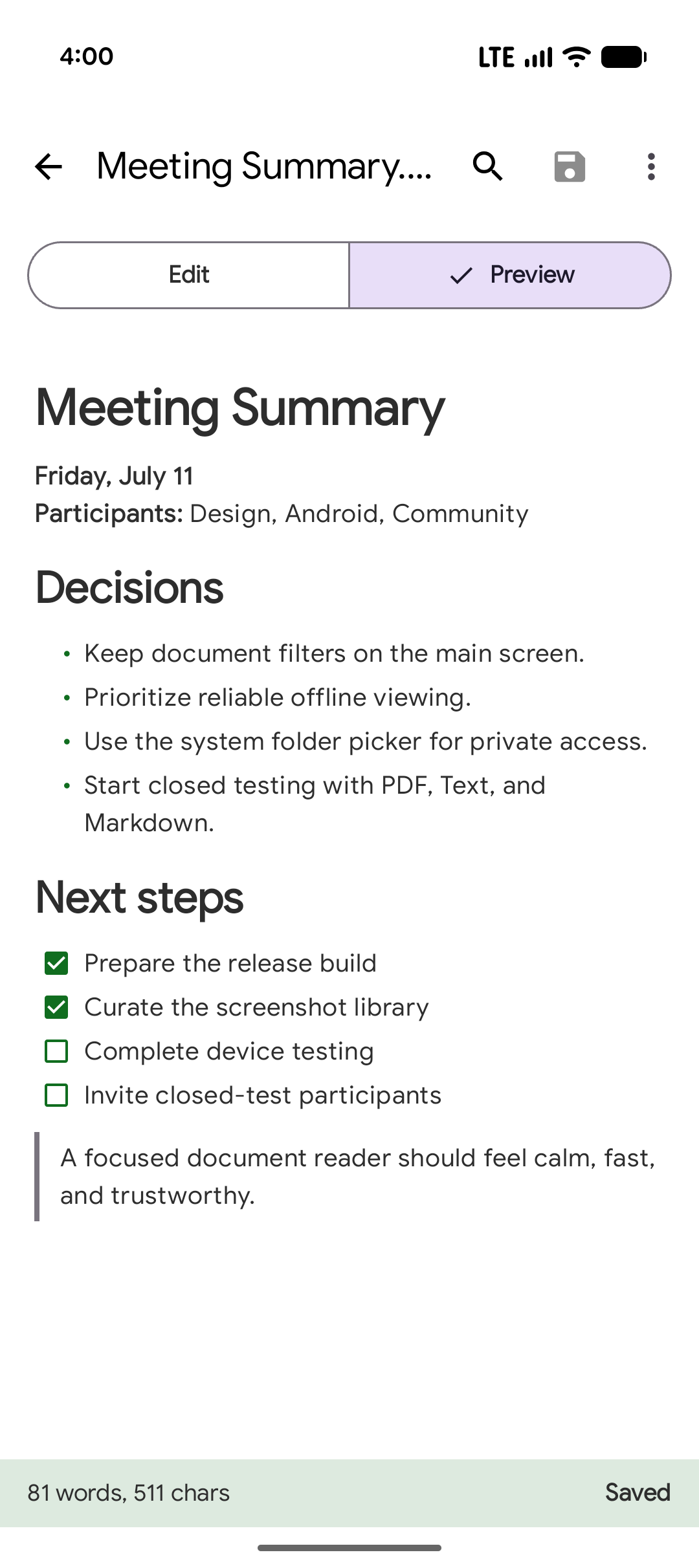 Fossify Documents Beta screenshot 5
