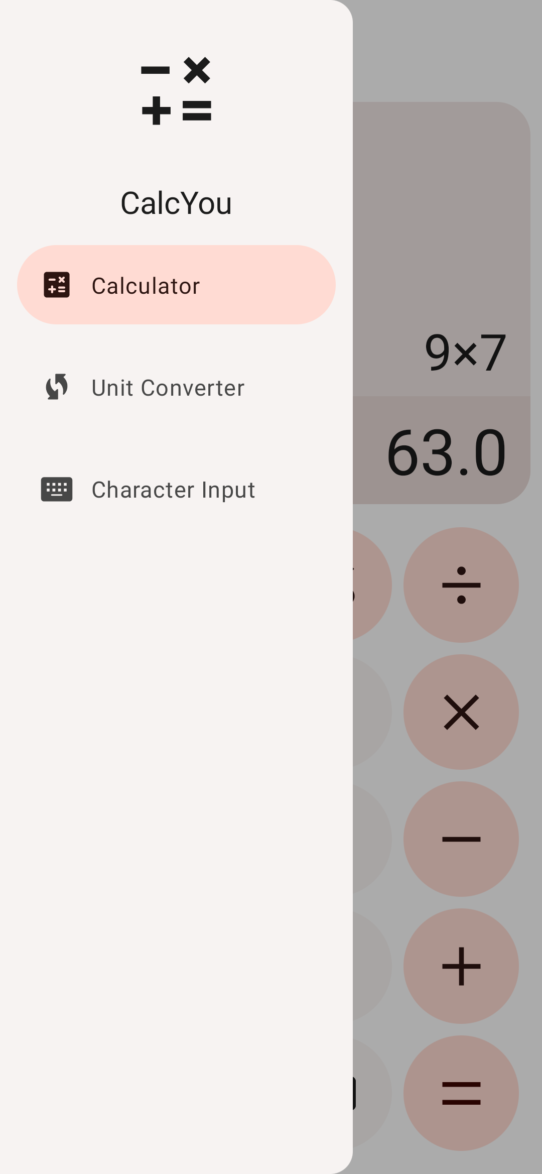 CalcYou screenshot 2