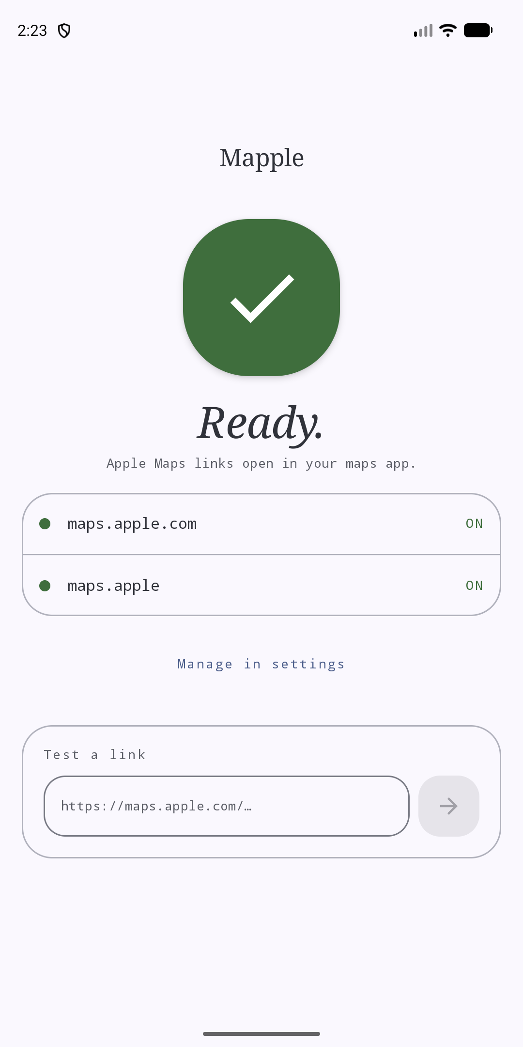 Mapple: Redirect Apple Maps screenshot 2