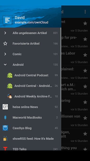 Nextcloud News screenshot 7
