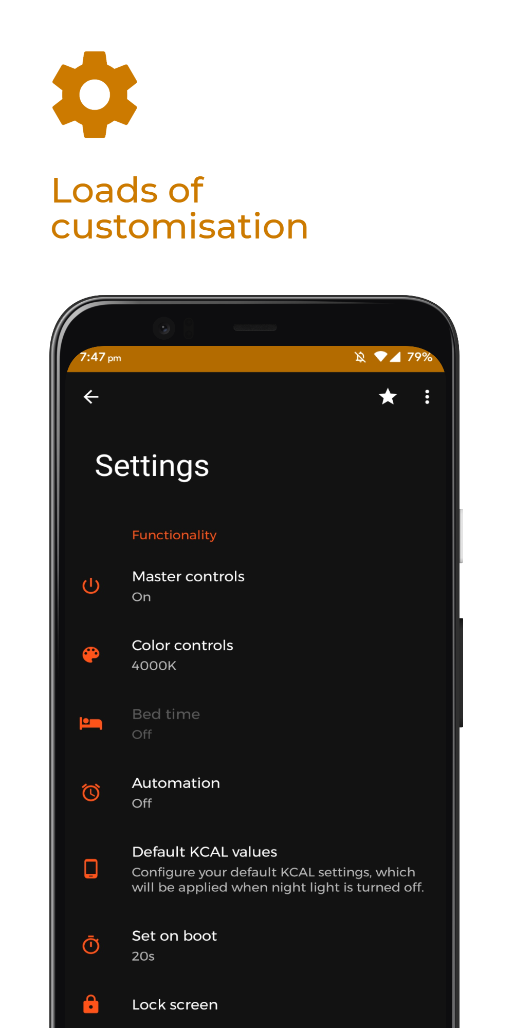 [ROOT] Night Light (KCAL) screenshot 2