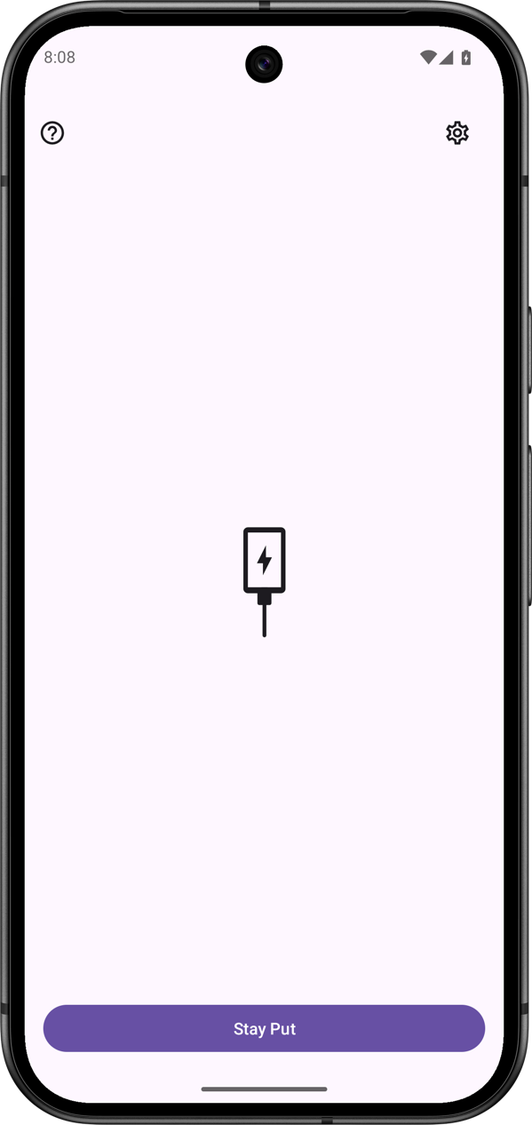 Stay Put - Unplug Alert screenshot 1