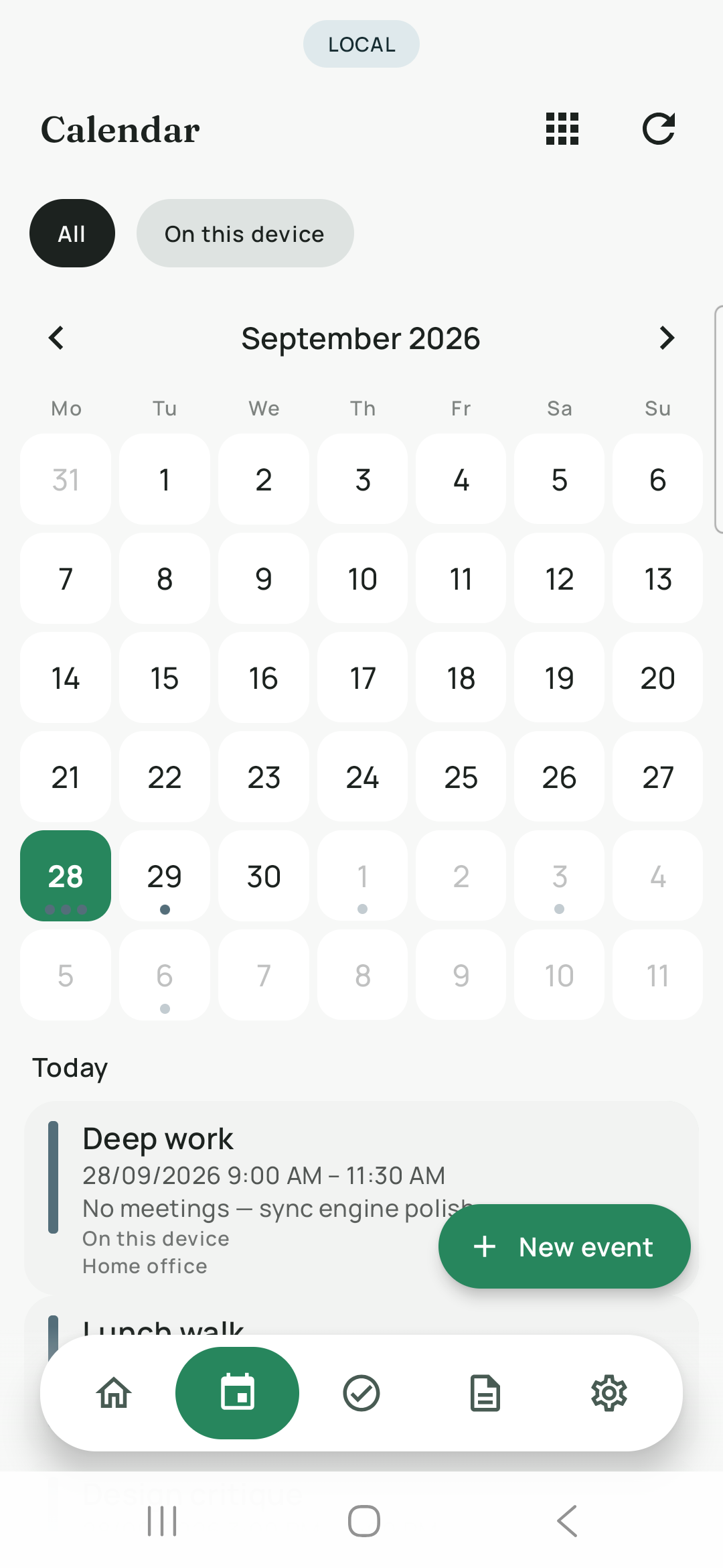 TaskDav screenshot 2