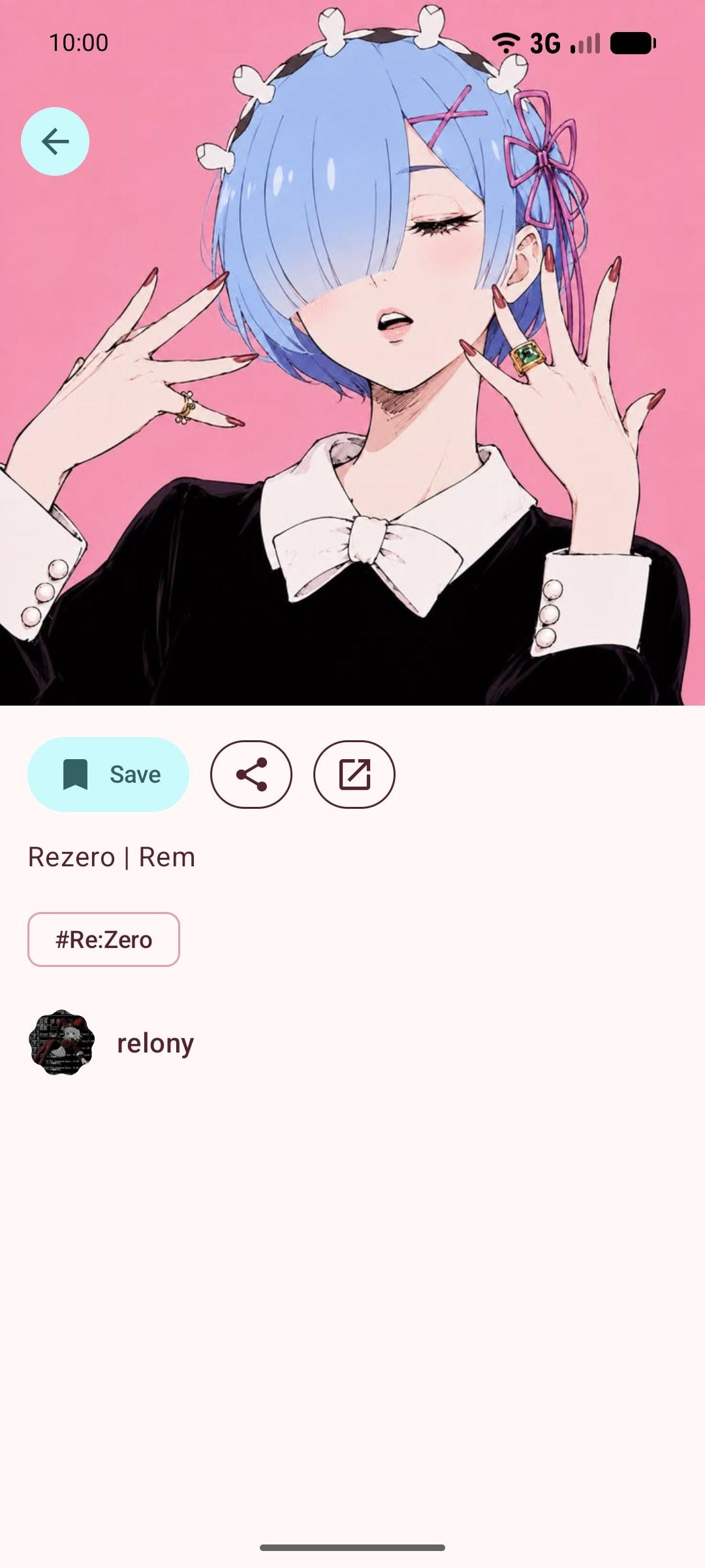 Pinry client screenshot 2