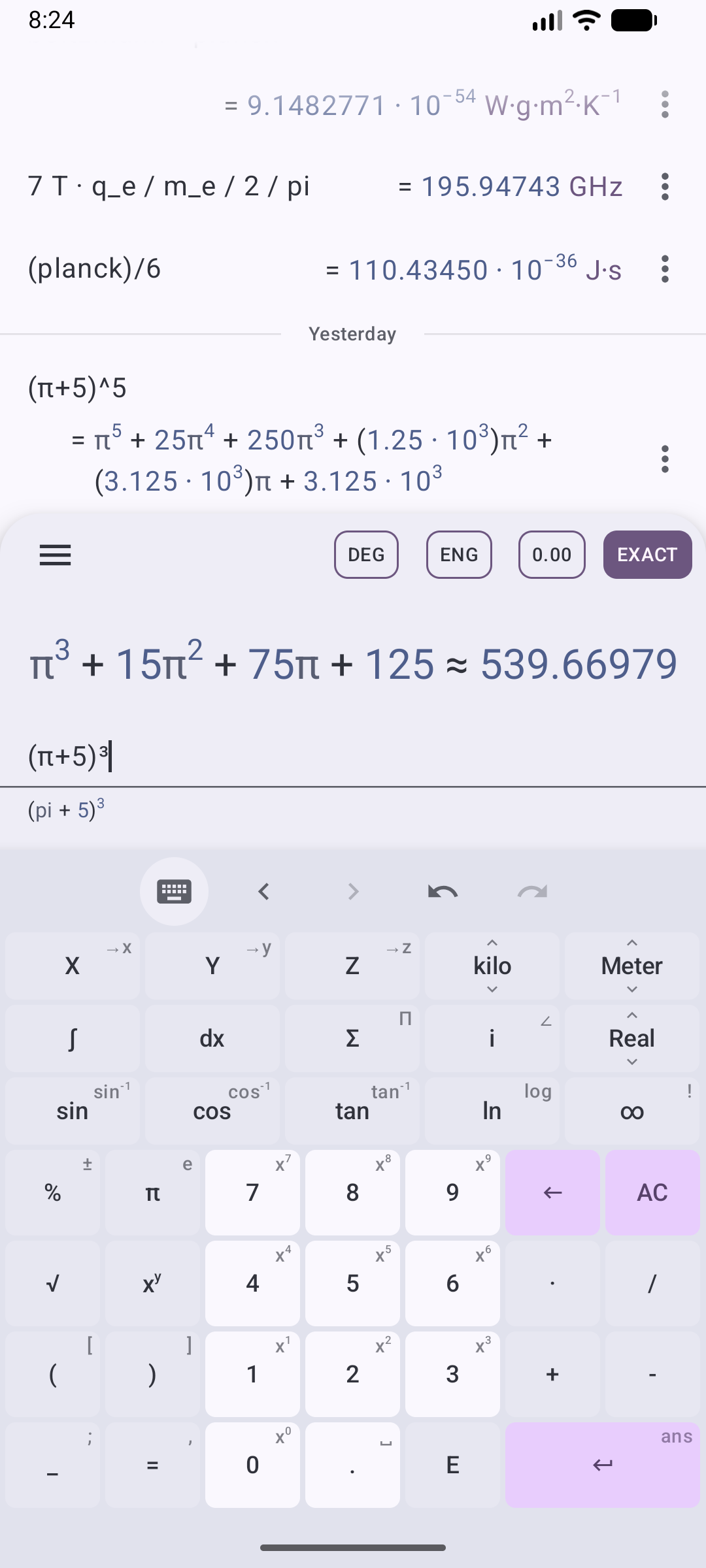 Qalculate! screenshot 1