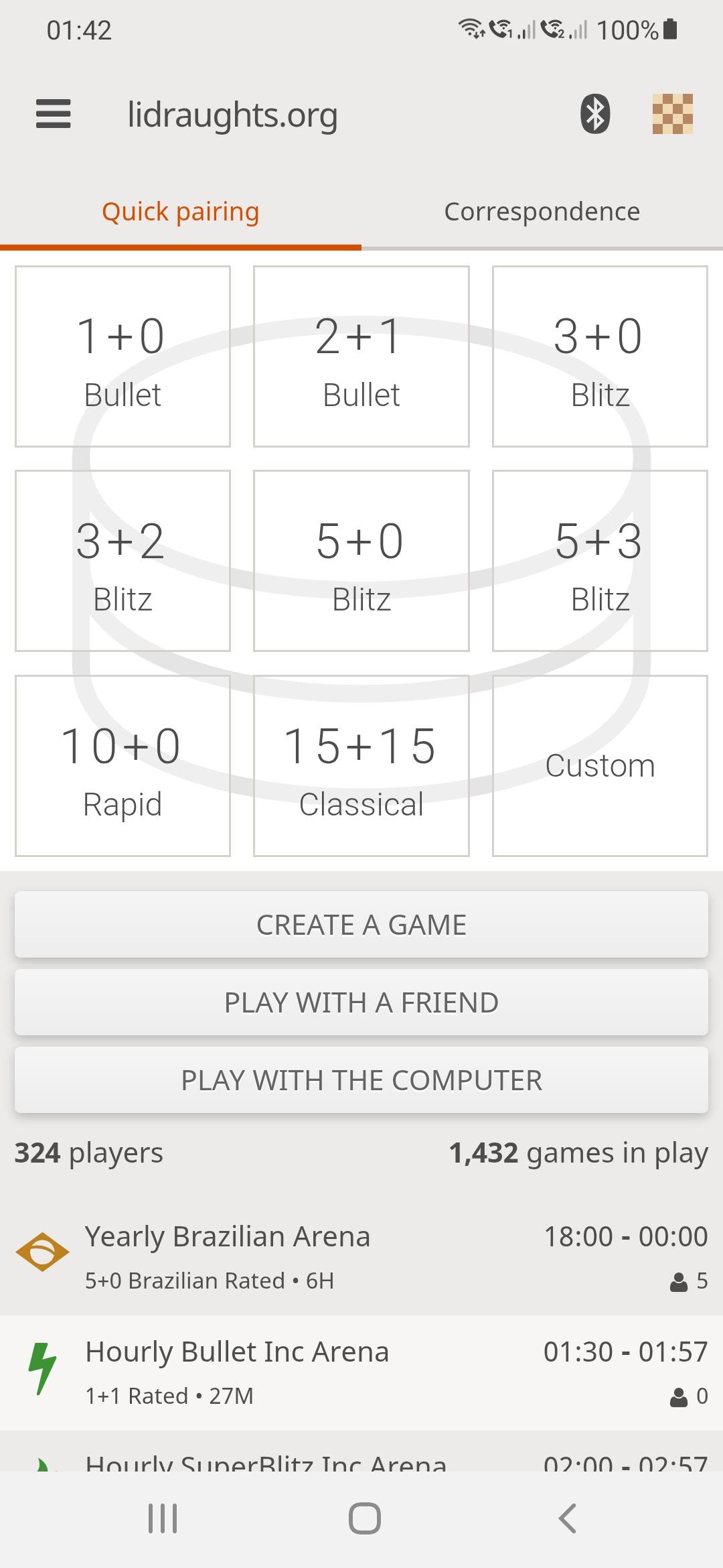 Blidraughts screenshot 1