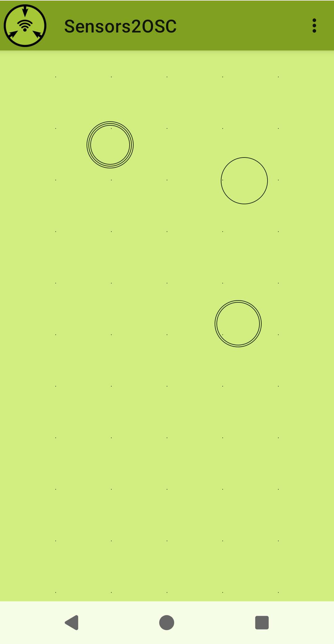 Sensors2OSC screenshot 2