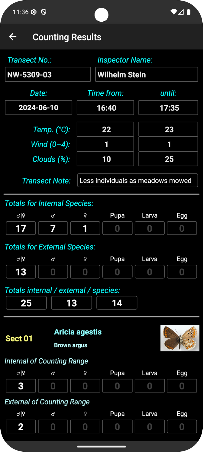 TransektCount screenshot 12