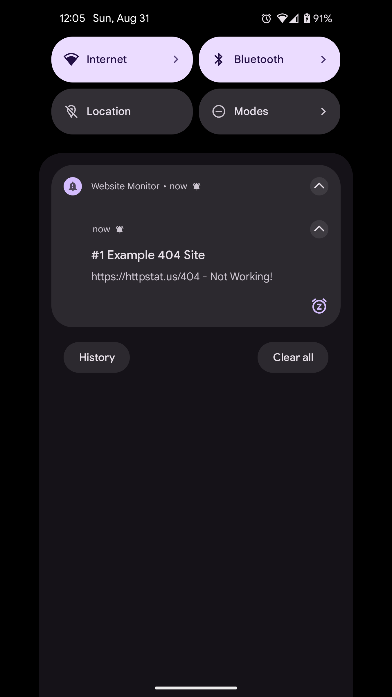 Website Monitor screenshot 9