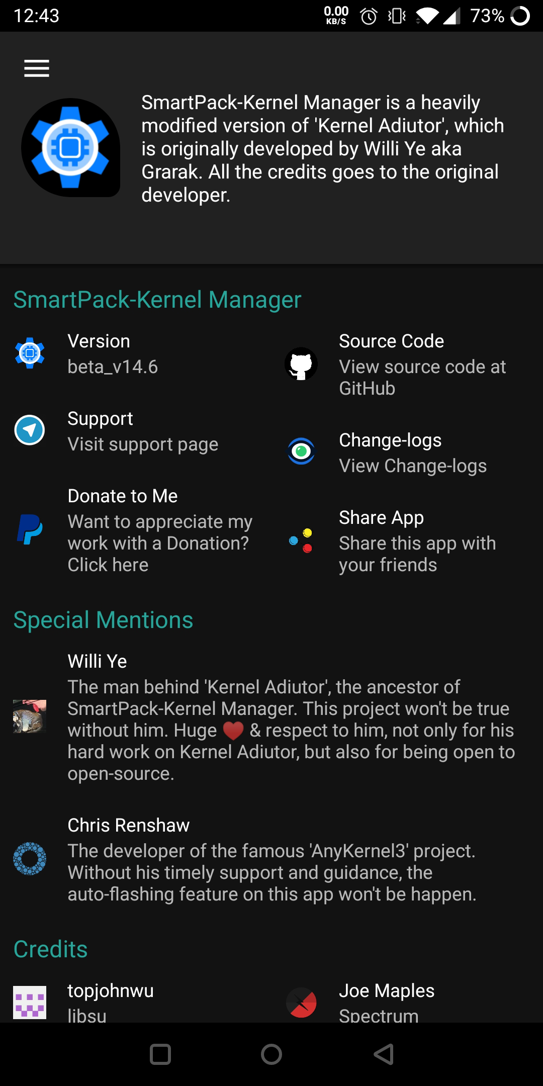 SmartPack-Kernel Manager screenshot 15