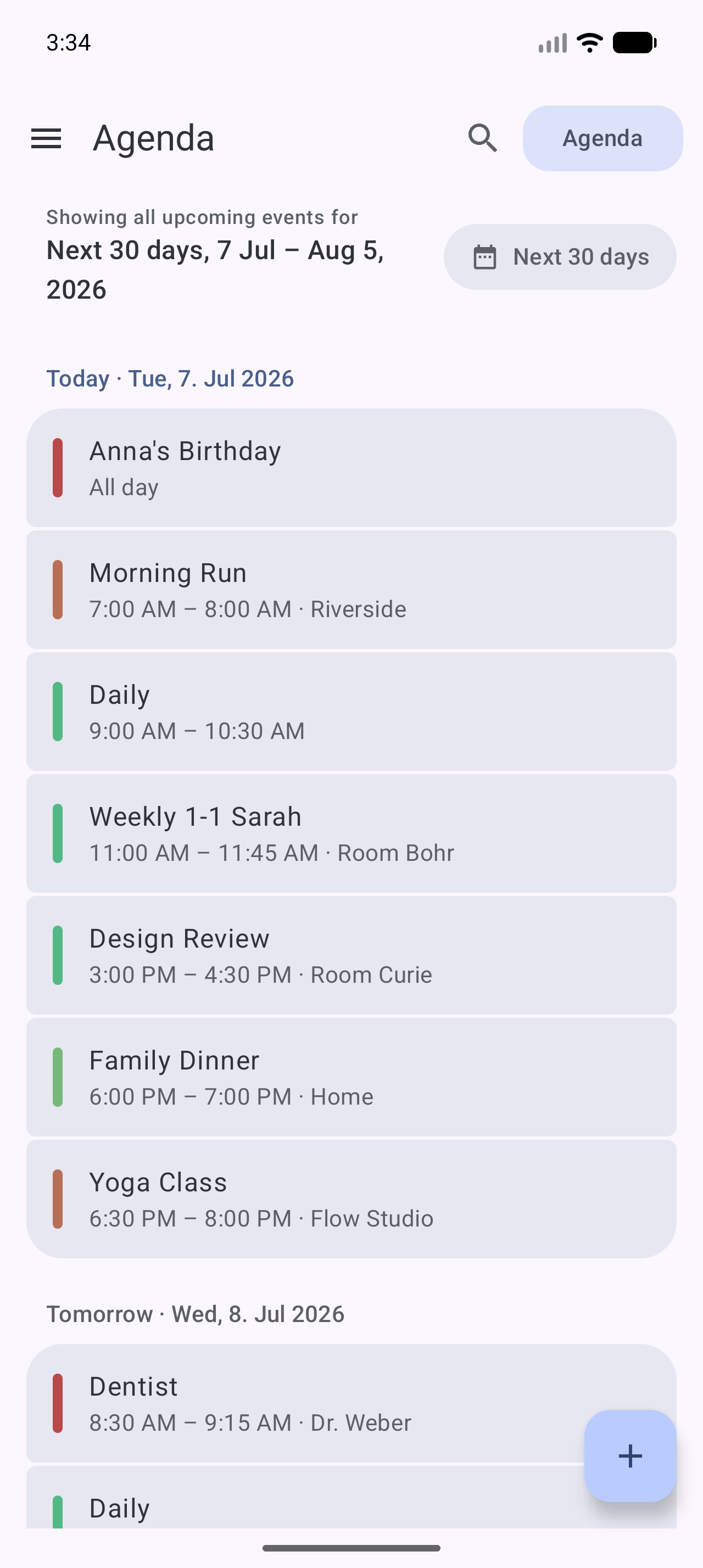 Calendula screenshot 6