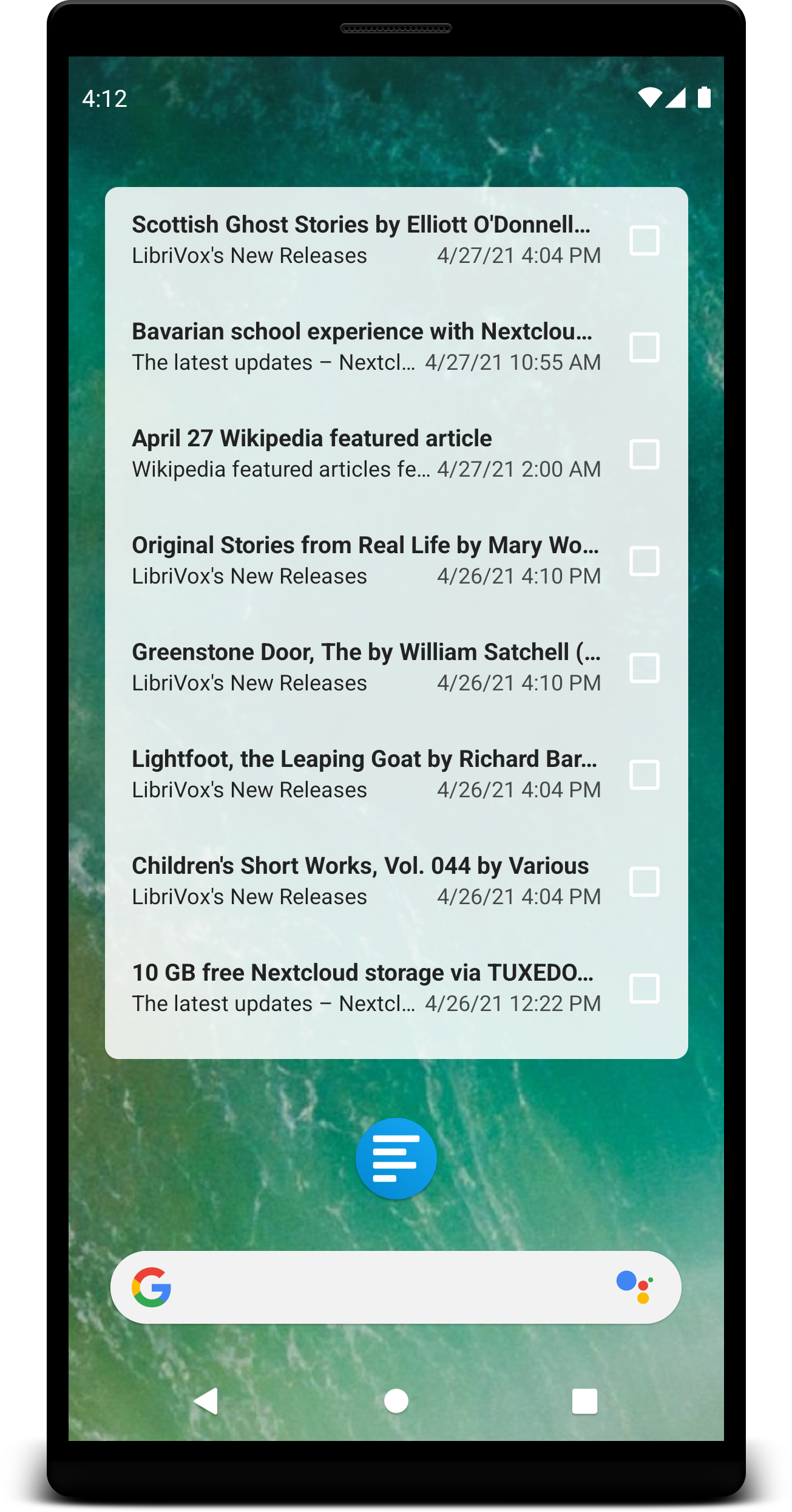 Nextcloud News screenshot 16